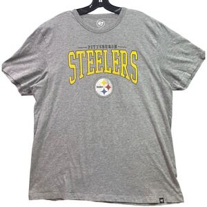 Pittsburgh Steelers Shirt Mens Extra‎ Large NFL Football Spell Out Athleisure